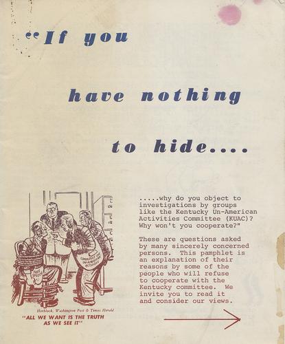 "If You Have Nothing to Hide..." Kentuckians Against KUAC