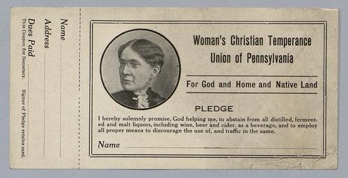 Pennsylvania WCTU (Resolutions at State Convention & Pledge Cards)
