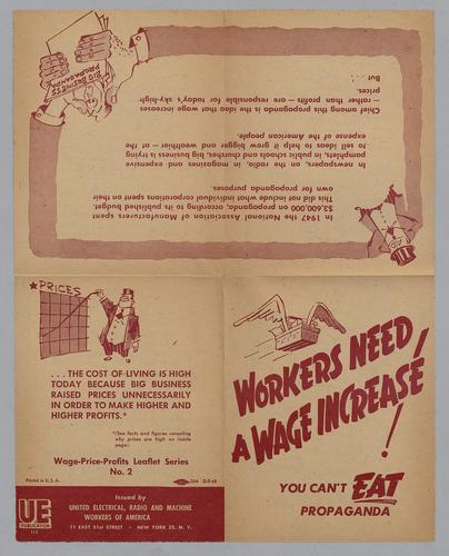 "Workers Need a Wage Increase" Pamphlet