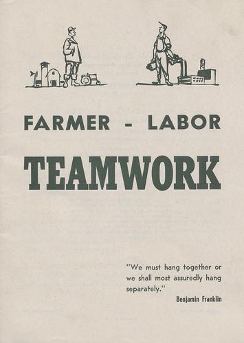 "Farmer - Labor Teamwork" Booklet