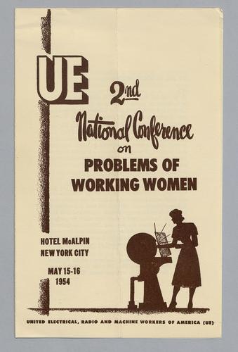 "UE 2nd National Conference on Problems of Working House" Pamphlet