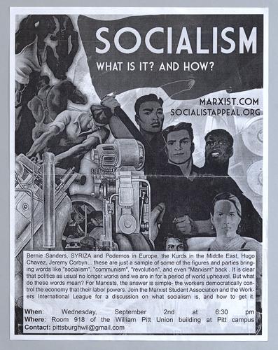 "Socialism: What is it? And how?" Flyer