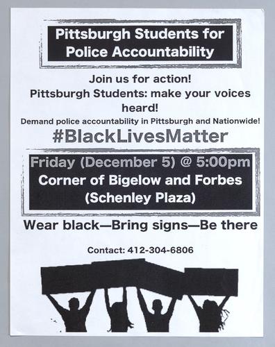 Pittsburgh Students for Police Accountability Flyer