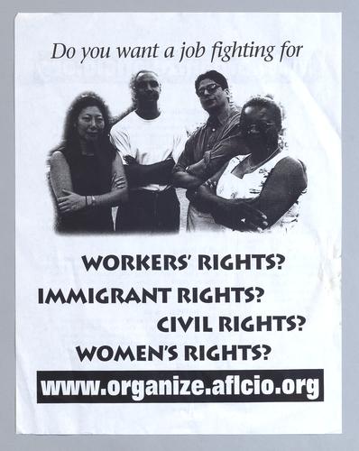 AFL-CIO Organizing Institute Flyer