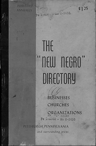 New Negro" directory