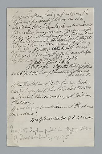 Notes on George Croghan