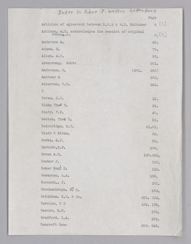 Transcription Inventory and Transcriptions