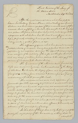 James Wilkinson to Governor Cordero