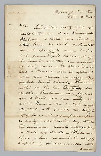 James Wilkinson to Samuel H. Smith