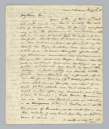 James Wilkinson to H. Thompson