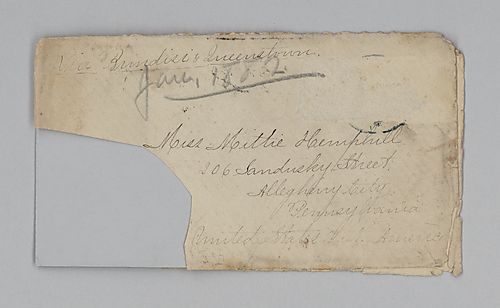 Darlington-Hemphill correspondence envelopes