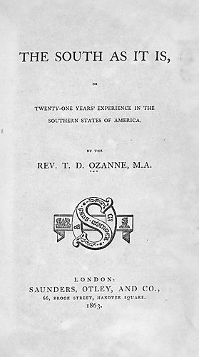 South as it is