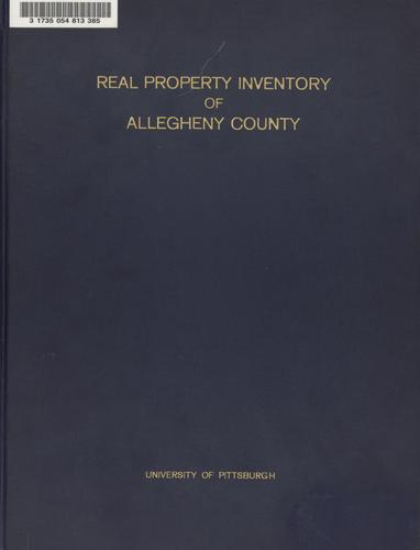 Real property inventory of Allegheny County