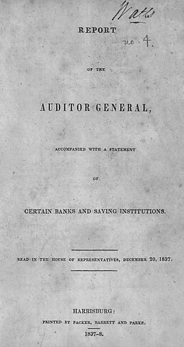 Report of the Auditor General