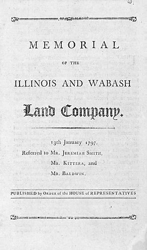 Memorial of the Illinois and Wabash land company