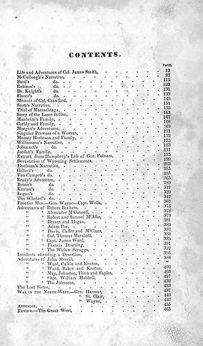 Mirror of olden time border life