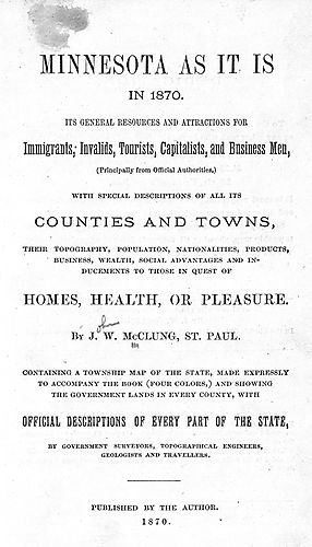 Minnesota as it is in 1870