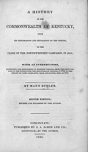 history of the commonwealth of Kentucky
