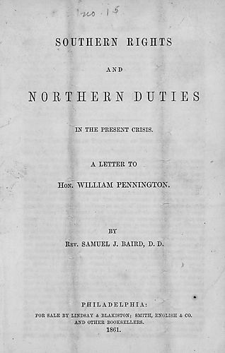 Southern rights and our duties