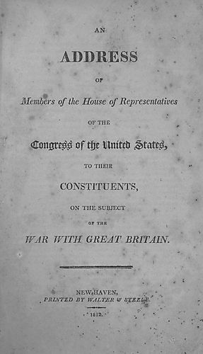 address of members of the House of Representatives, of the Congress of the United States