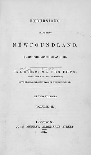 Excursions in and about Newfoundland