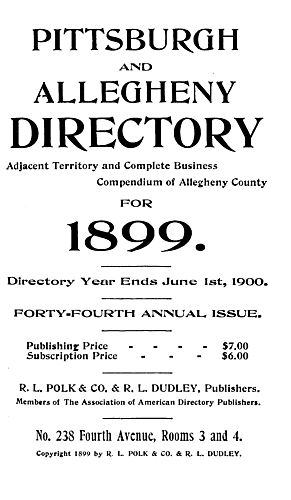 Pittsburgh and Allegheny directory