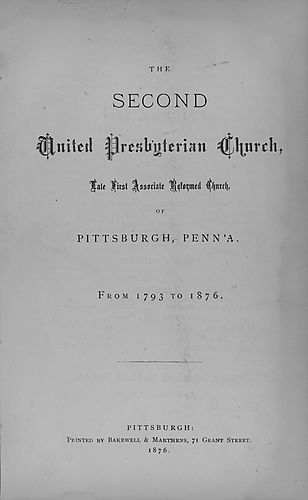 Second United Presbyterian Church