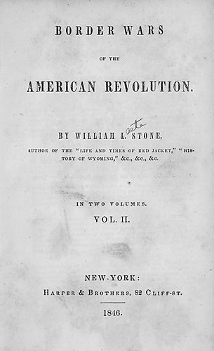 Border wars of the American revolution