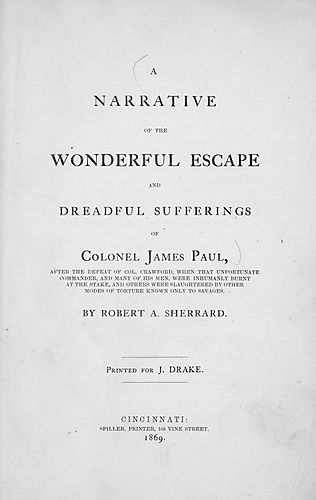 Wonderful escape and dreadful sufferings of Colonel James Paul