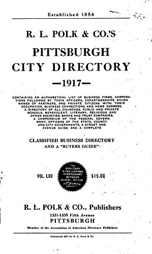 R.L. Polk & Co.'s Pittsburgh city directory