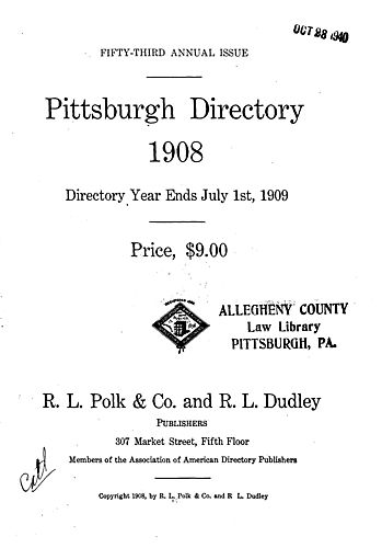 Pittsburgh directory