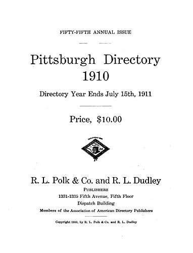 Pittsburgh directory