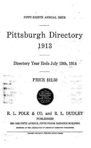 Pittsburgh directory