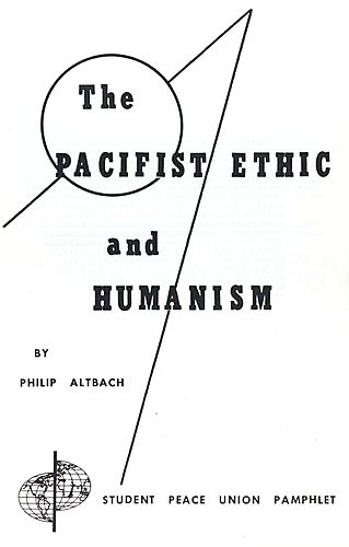 "The Pacifist Ethic and Humanism" Pamphlet