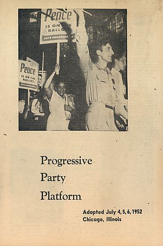 Progressive Party Platform