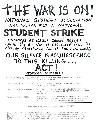 "The War Is On!" Flyer