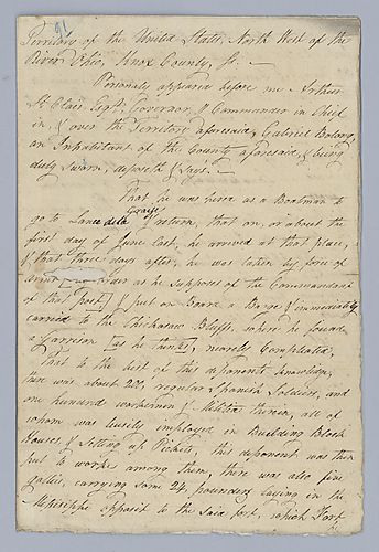 Gabriel Bolong, Deposition