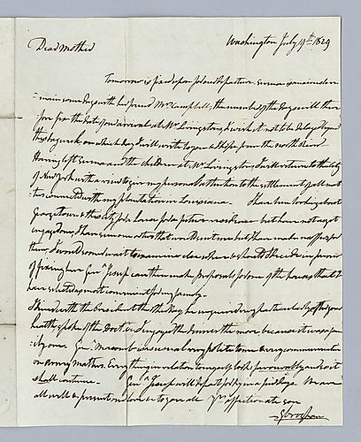 George Croghan to Lucy Croghan