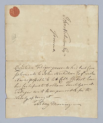 Christian Febiger to John Nicholson