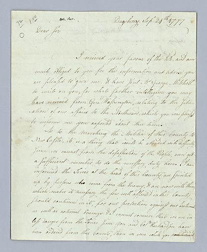 Thomas Dagsworthy to Caesar Rodney