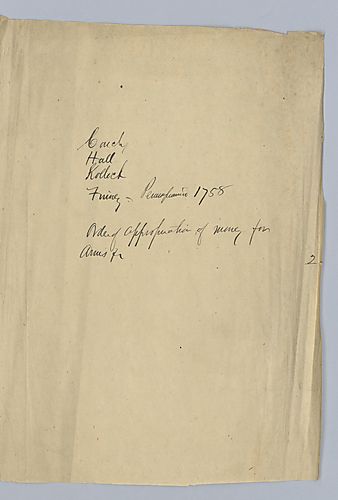 Delaware (Colony), Order of Appropriation [duplicate]