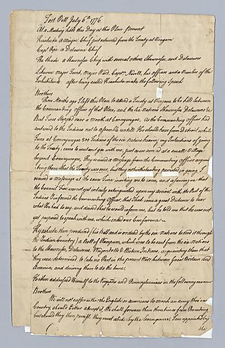 Meeting at Fort Pitt