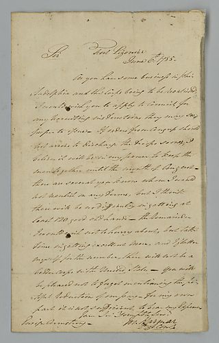 Josiah Harmar to Ensign Armstrong