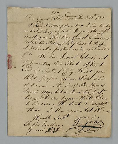 William Jack to Edward Hand