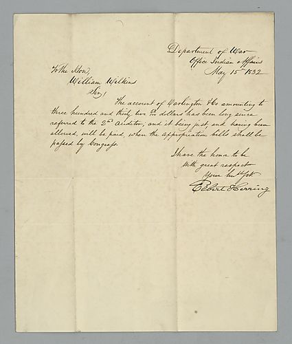 Elbert Herring to William Wilkins