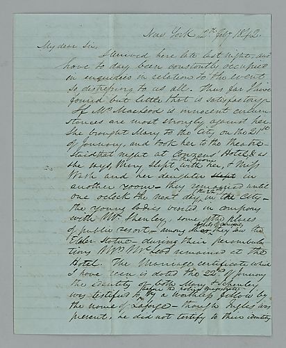 Thomas Sidney Jesup to William Croghan Jr.