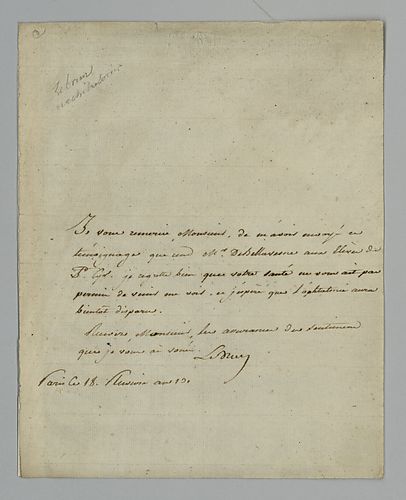 Charles Lebrun to -- [in French]