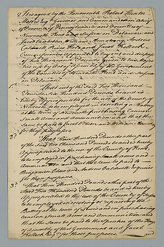 Robert Hunter Morris, et al., Order for the sum of 2,000 pounds granted for his Majesty's use [duplicate]