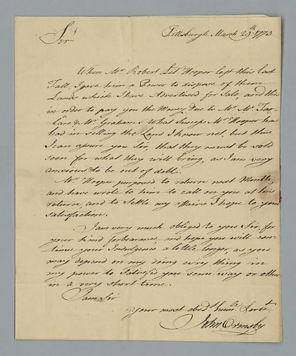 John Ormsby to James Willson