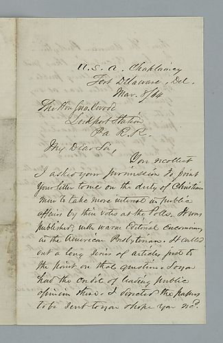 William Hemans Paddock to John Covode